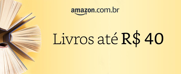 Banner Amazon Livros até 40